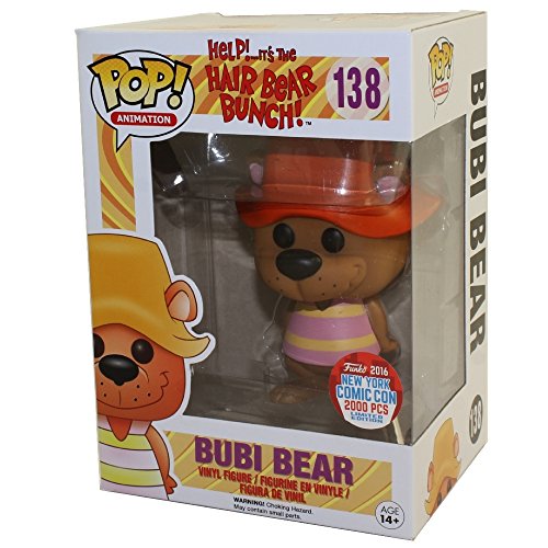 Funko POP! Animation Hair Bear Bunch Bubi Bear #138 LE 2000 Exclusive