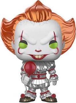 Funko POP! Movies IT Pennywise with Balloon #475 [Metallic] Exclusive