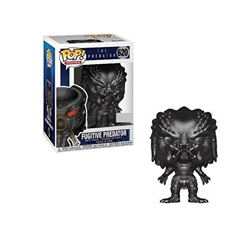 Funko POP! Movies The Predator - Fugitive Predator #620 [Black Chrome] Exclusive