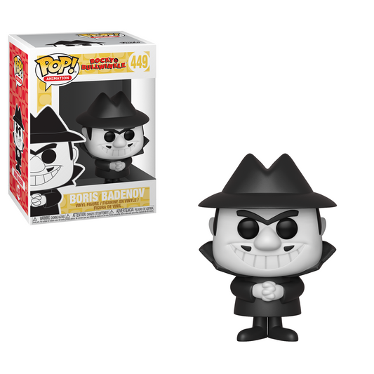 Funko POP! Animation Rocky and Bullwinkle Boris Badenov #449