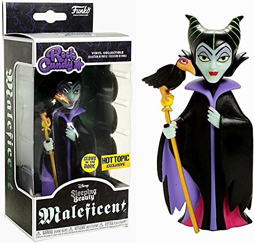 Funko Rock Candy: Disney Maleficent Glow In The Dark Exclusive