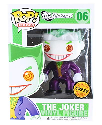 Funko POP! Heroes DC Universe CHASE The Joker #06 [Metallic]