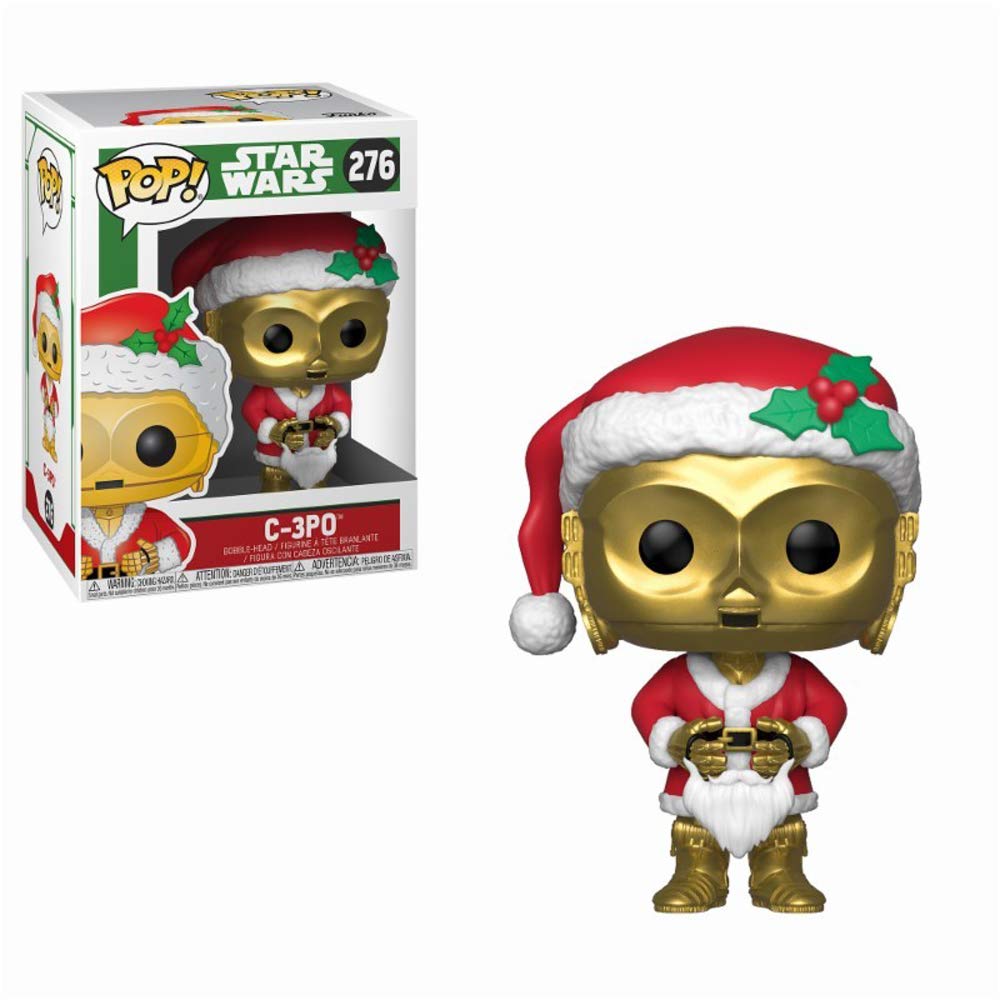 Funko POP! Star Wars: Holiday - Santa C-3Po Collectible Figure