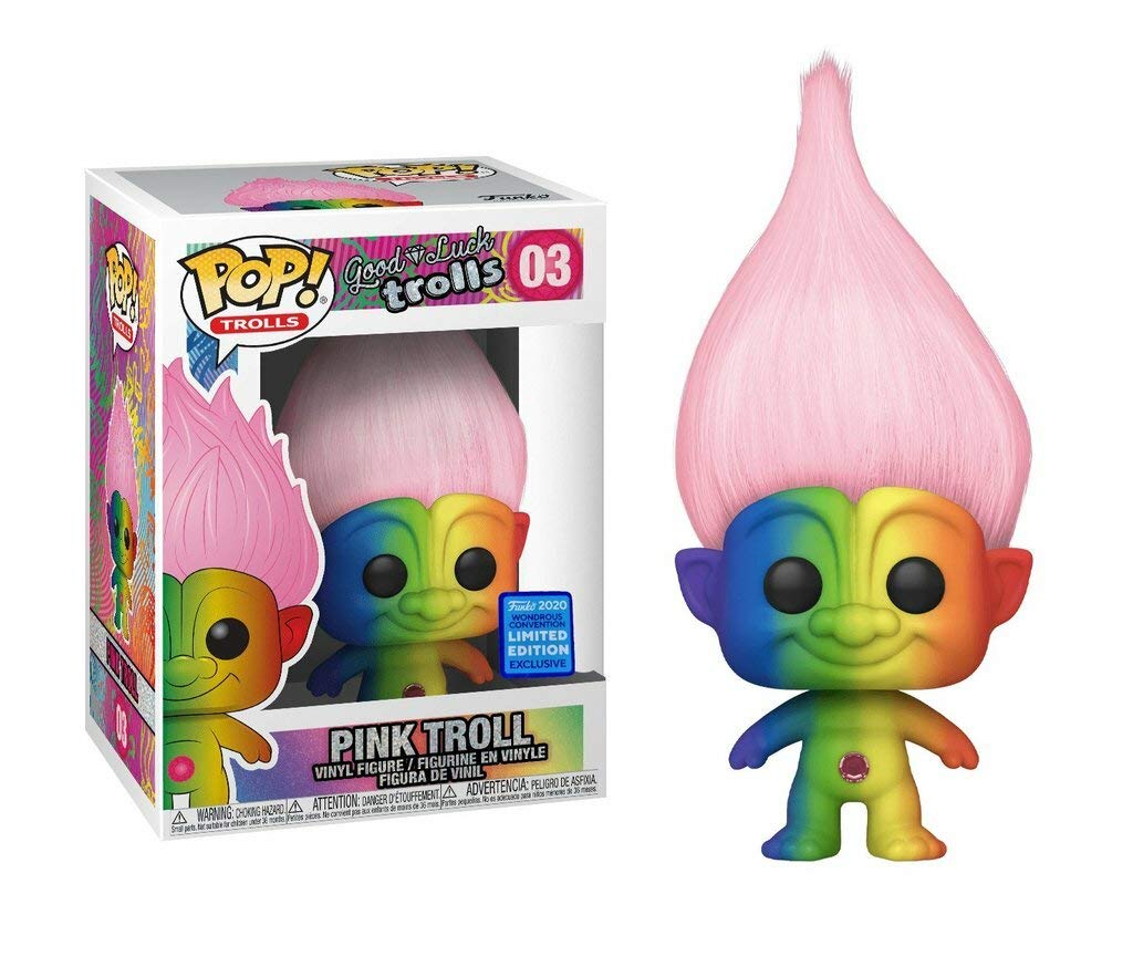 Funko POP! Trolls Classic - Rainbow Troll with Pink Hair (B&N Exclusive)