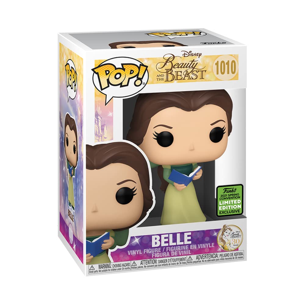 Funko POP! Disney Beauty and the Beast Belle #1010 [in Green Dress with Book] Exclusive