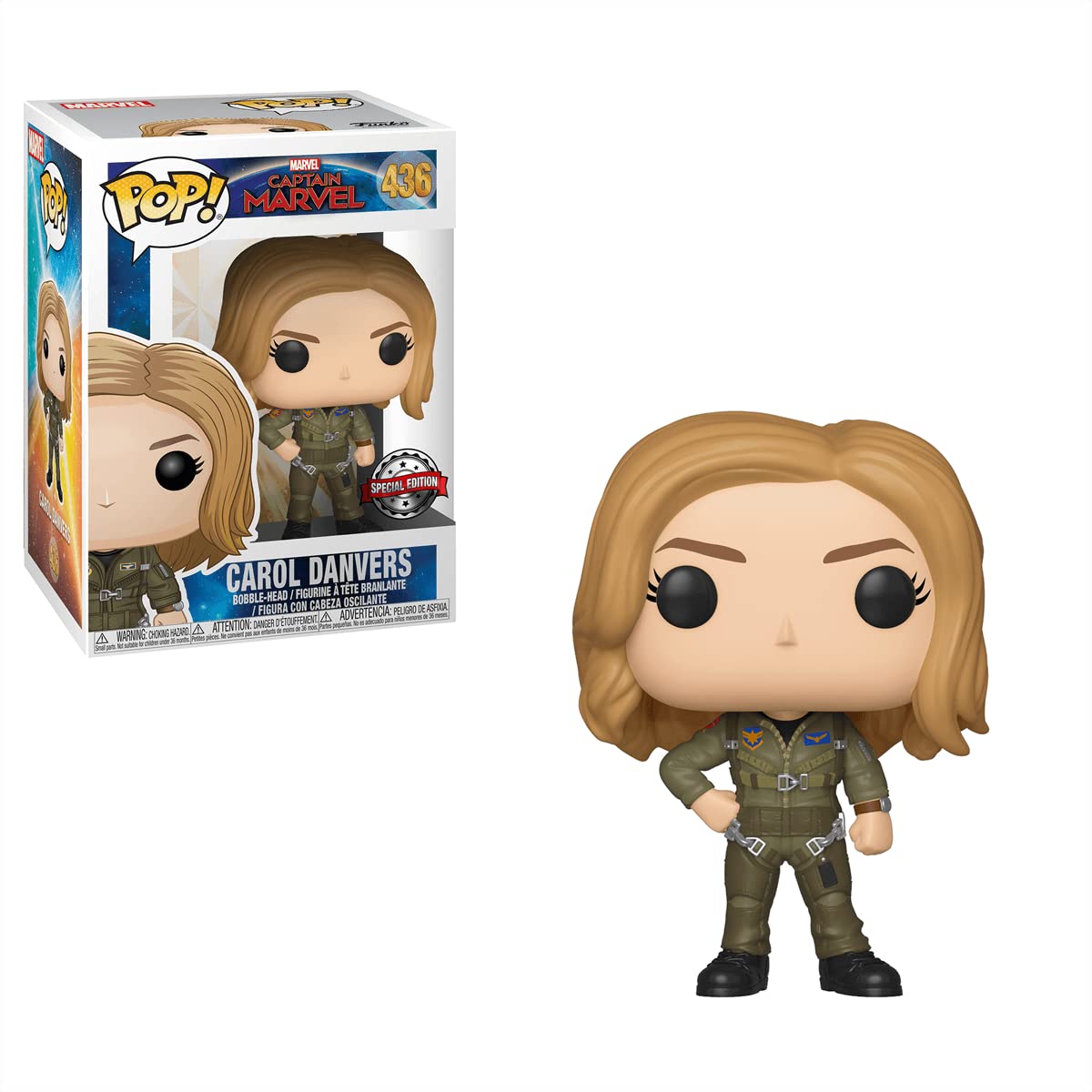 Funko POP! Captain Marvel - Carol Danvers - FYE Exclusive