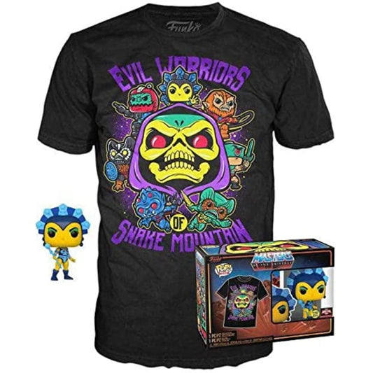 Funko POP! and Tee Masters of the Universe Evil-Lyn [Glows in the Dark] with Size Large T-Shirt Collectors Box Exclusive