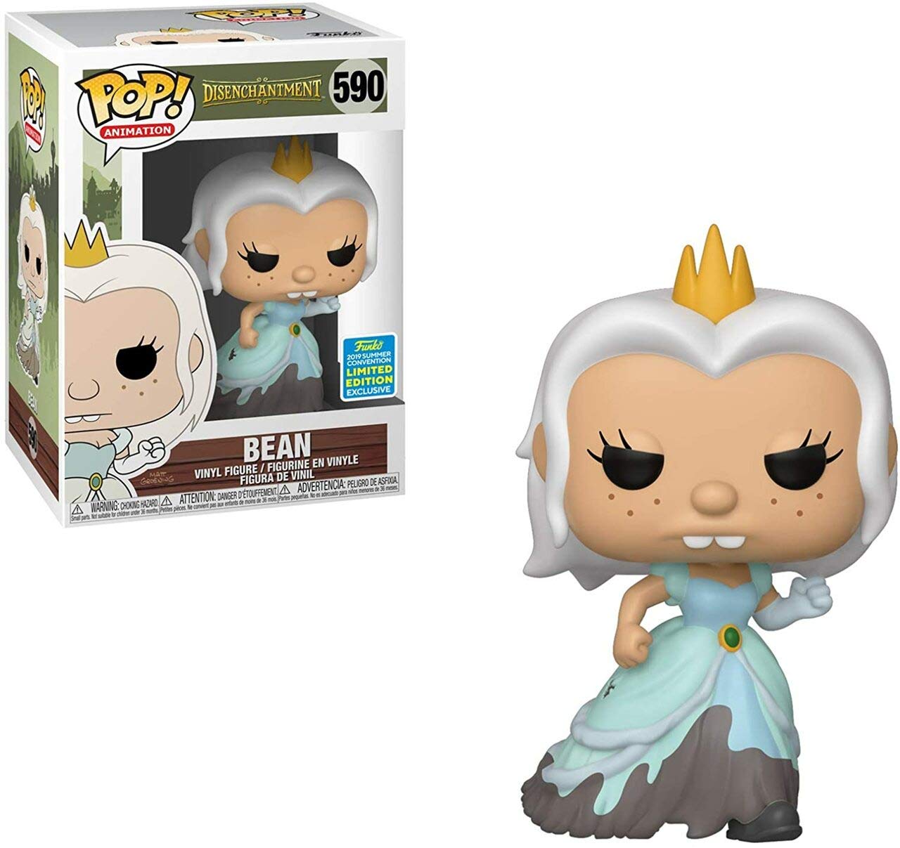 Funko POP! Animation Disenchantment Princess Bean SDCC 2019 Shared Sticker Excluisve