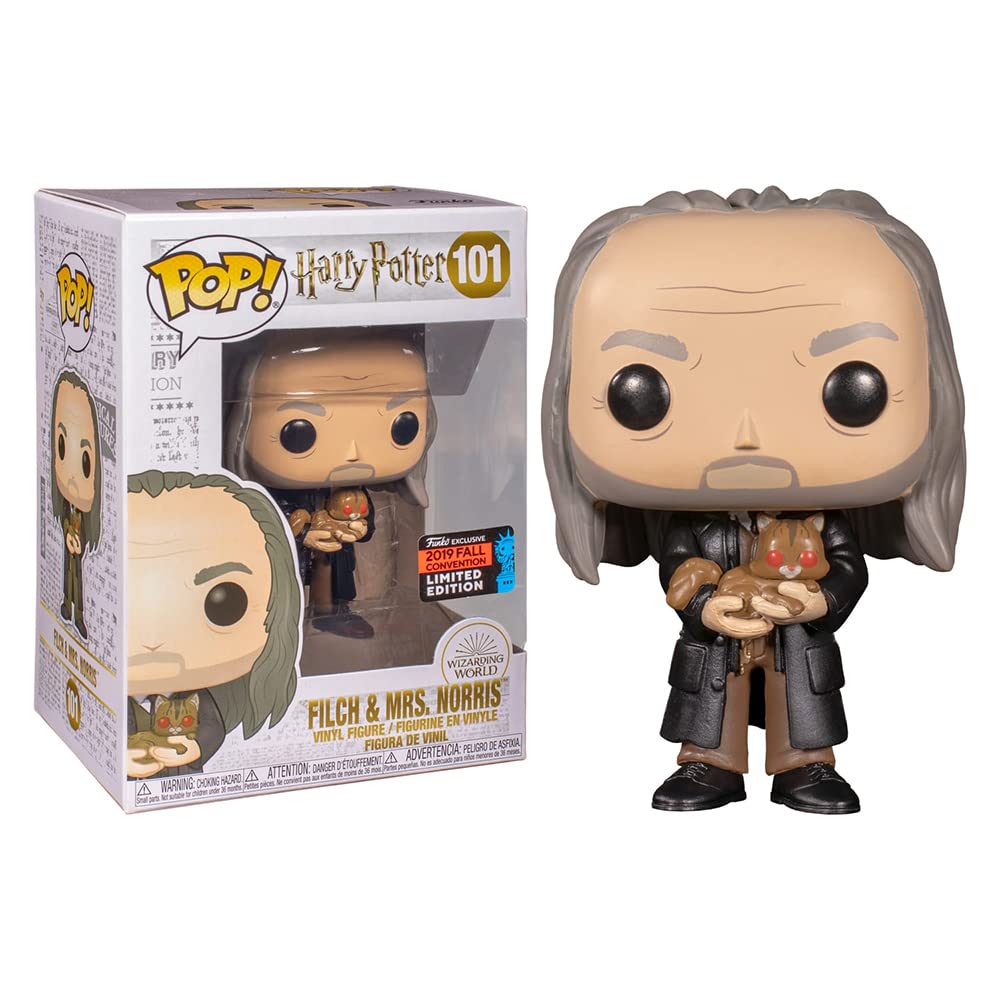 Funko POP! Harry Potter - Filch and Mrs. Norris #101 Exclusive