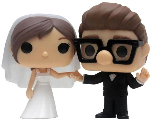 Funko POP! Up Carl and Ellie Wedding Exclusive 2 Pack Figure Bundle