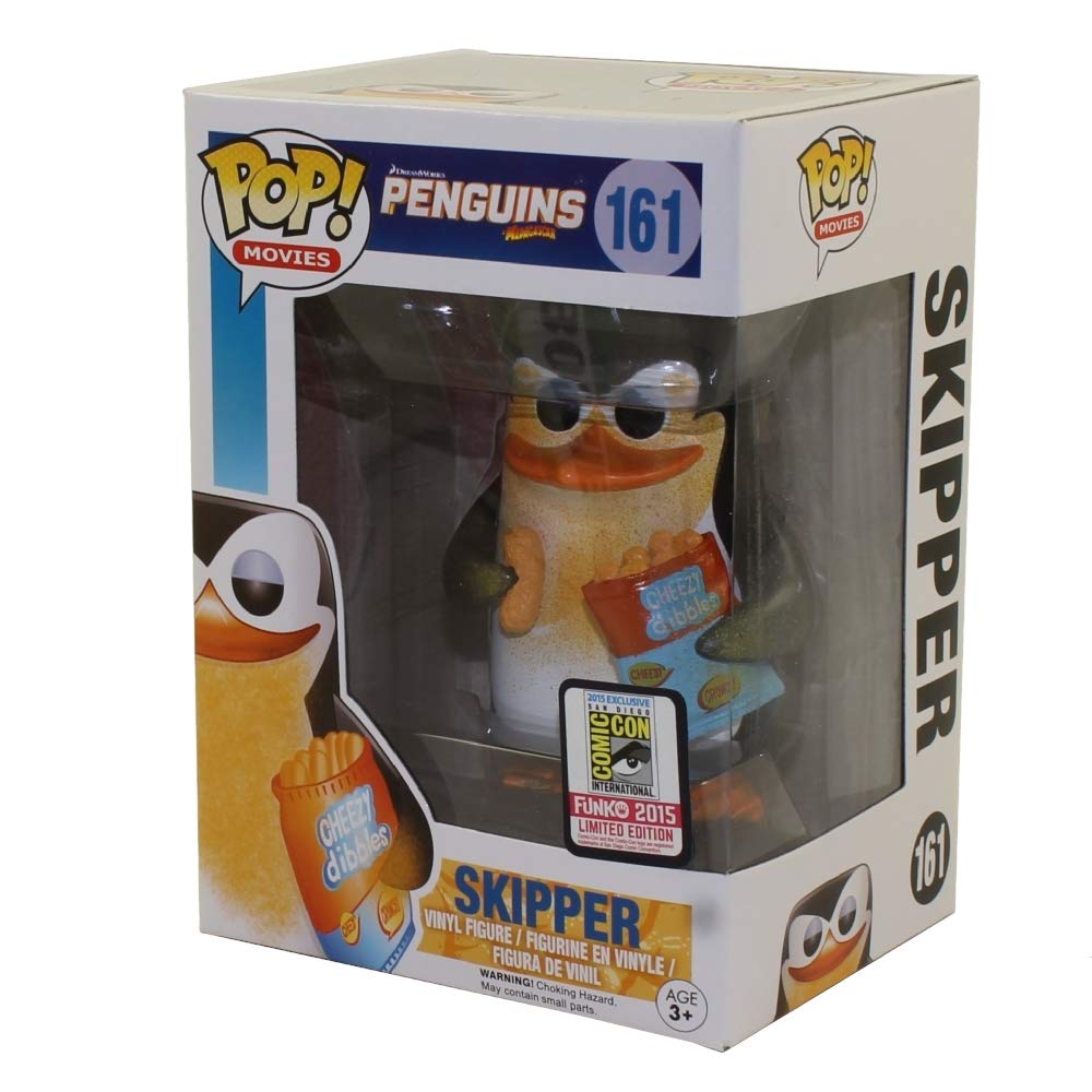 Funko POP! Movies Penguins of Madagascar Skipper #161 [Cheesy] 2015 Summer Convention Exclusive