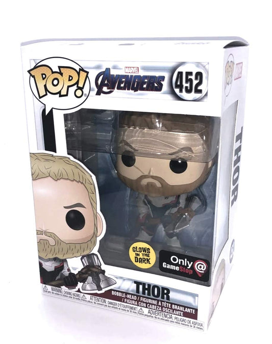 Funko POP! Marvel Avengers Endgame Thor #452 [Quantum Realm Suit, Glows in the Dark] Exclusive