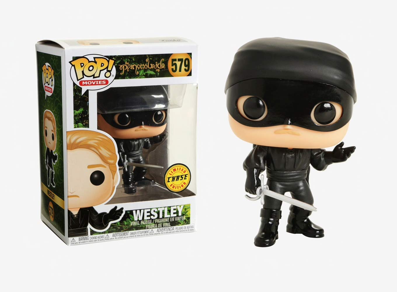 Funko POP! Movies The Princess Bride CHASE Westley #579 [Masked]