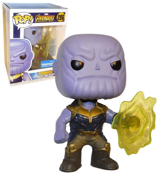 Funko POP! Avengers Infinity War Thanos 296 [Mind Stone] Walmart Exclusive