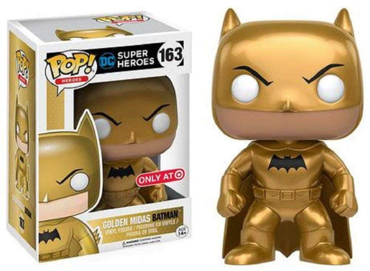 Funko POP! DC Super Heroes Golden Midas Batman Exclusive #163