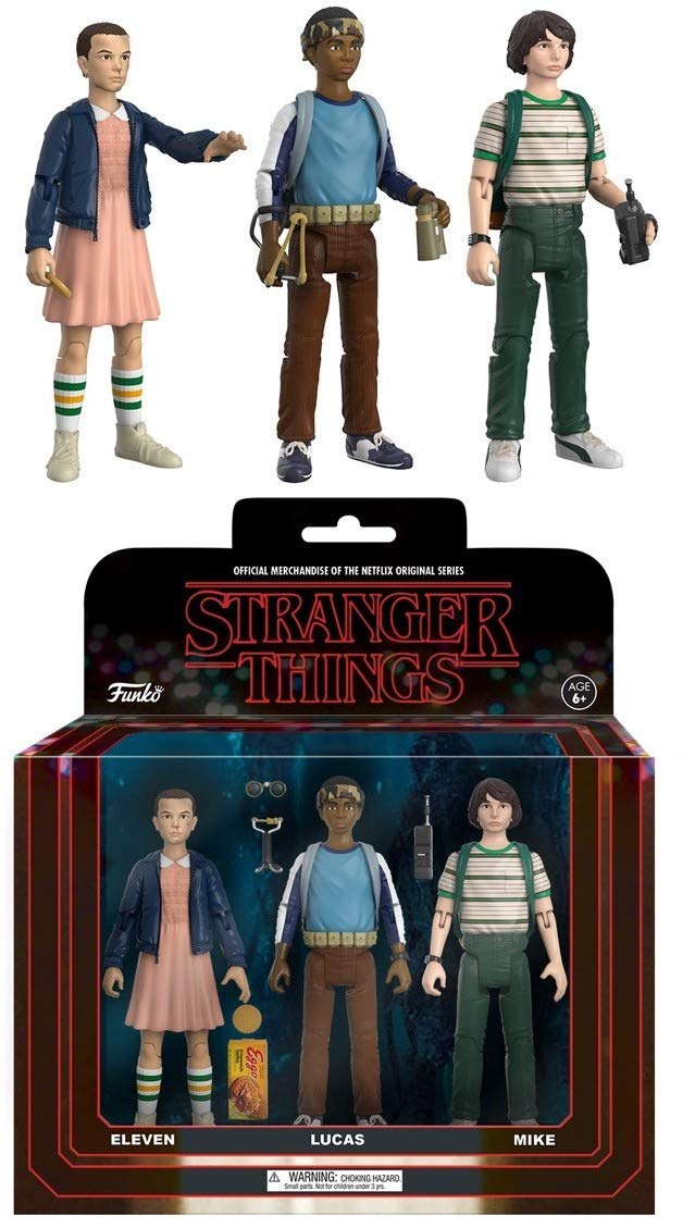 Funko Eleven, Lucas, and Mike 3-Pack Stranger Things 3.75" Action Figures