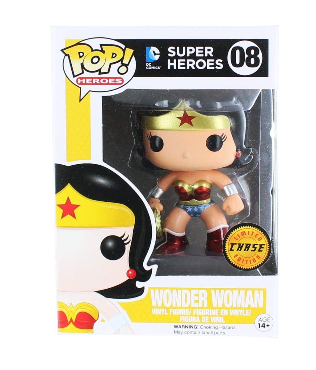 Funko POP! Heroes CHASE Wonder Woman [Metallic] #08