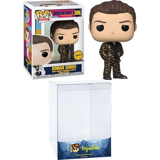 Funko POP! Heroes DC Birds of Prey CHASE Roman Sionis #306 [Black and Gold] [POP! Protector]