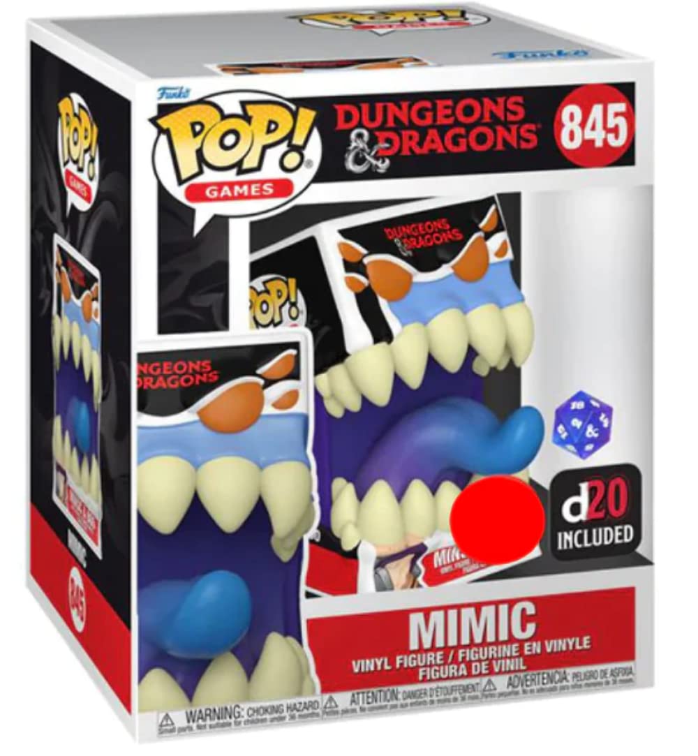 Funko POP! Dungeons & Dragons 6 Inch Mimic Minsc and Boo Exclusive