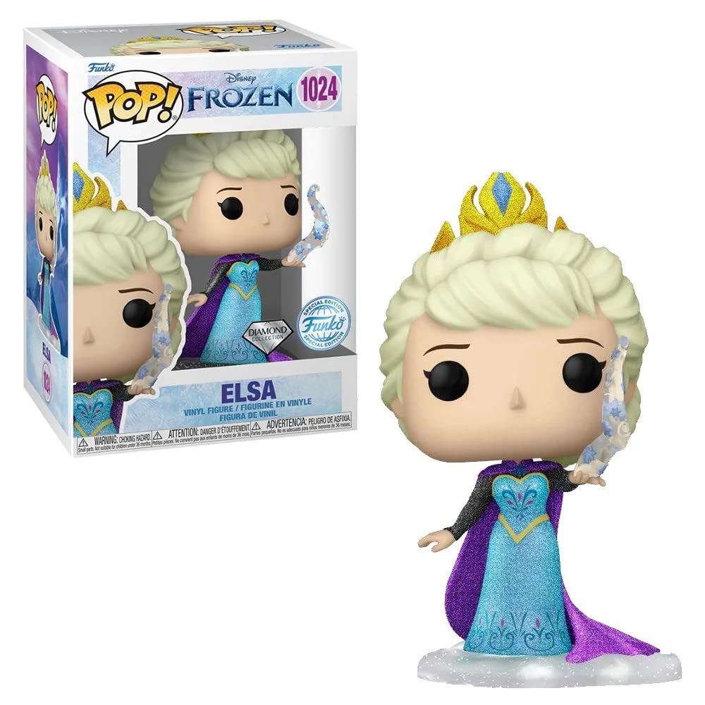 Funko Disney Ultimate Princess Pop! Vinyl Figure Elsa (DGLT) 9 cm