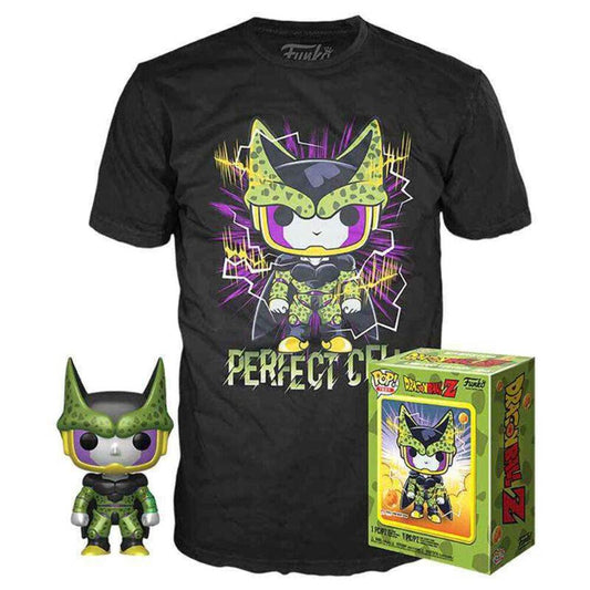 Funko POP! and Tee Dragon Ball Z Perfect Cell #13 with Size XL T-Shirt Collectors Box Exclusive