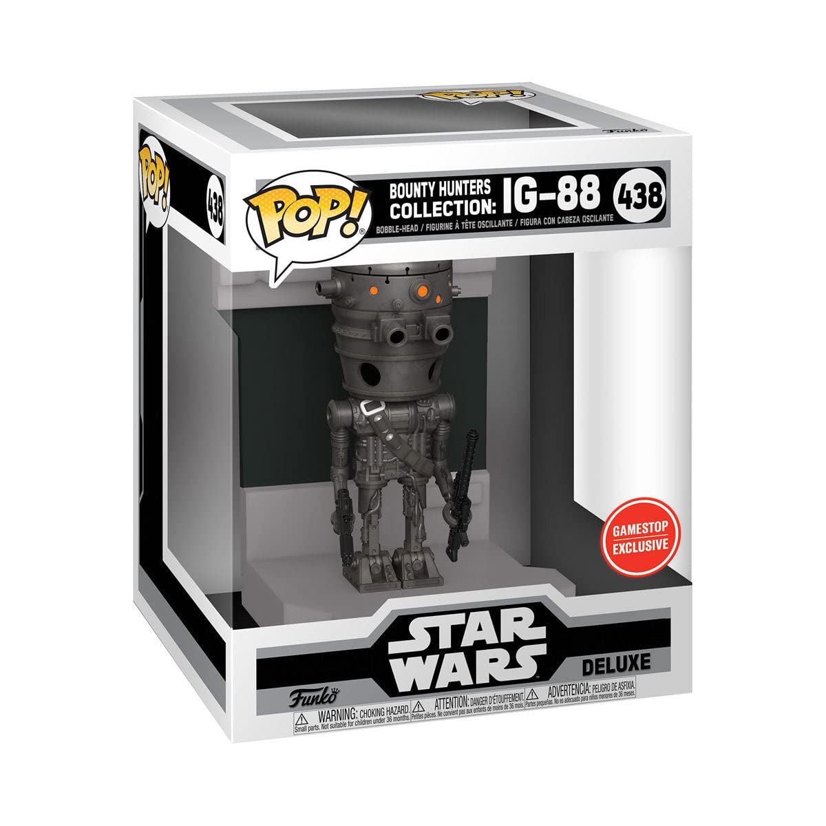 Funko POP! Deluxe Star Wars Bounty Hunter IG-88 Metallic