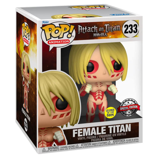 Funko POP! Animation Attack On Titan Female Titan #233 GITD Exclusive