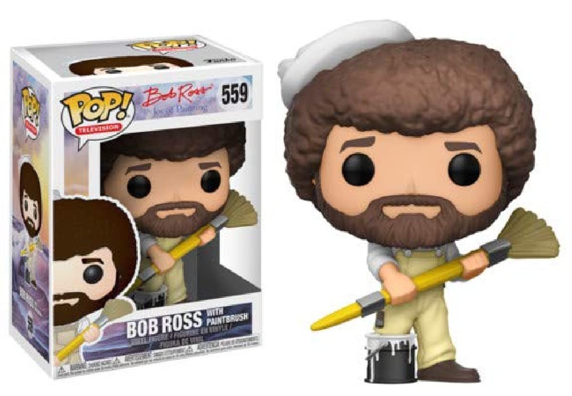 Funko POP! Television Joy of Painting Bob Ross with Paintbrush #559