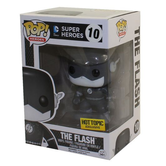 Funko POP! DC Heroes The Flash #10 [Black & White] Exlusive