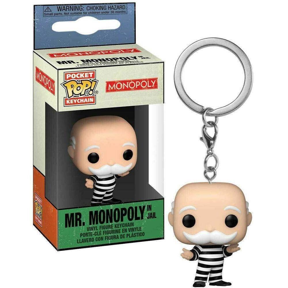 Funko Pocket POP! Keychain Monopoly - Mr. Monopoly In Jail [Criminal Uncle Pennybags]