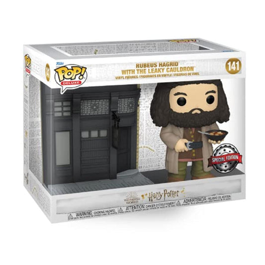 Funko POP! Harry Potter Deluxe Rubeus Hagrid with the Leaky Cauldron #141 Exclusive