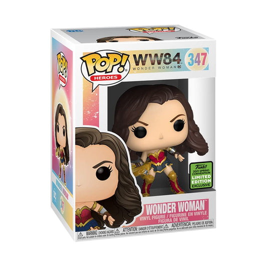 Funko POP! Heroes WW84 Wonder Woman #347 [Metallic Tiara Boomerang] Exclusive