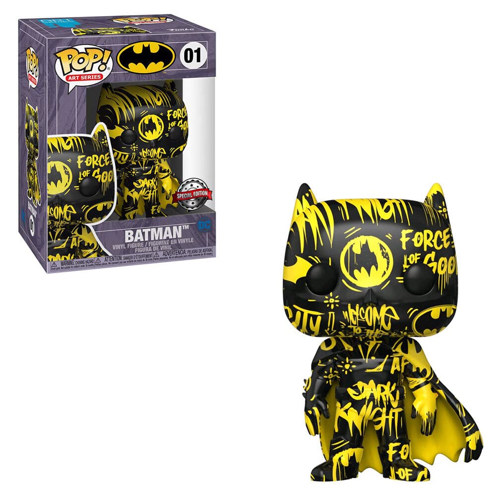 Funko POP! Art Series #01 Batman(Black & Yellow) Target Exclusive with Hard Stack Protector
