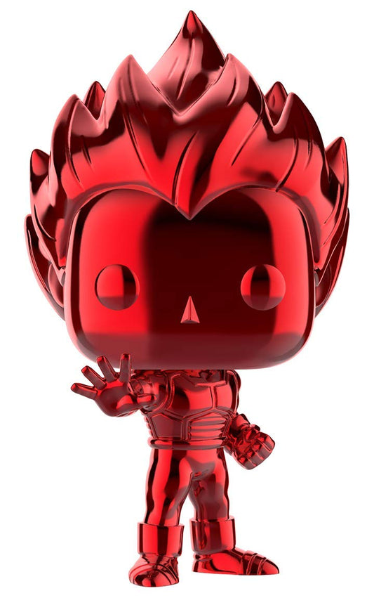 Funko POP! Animation Dragon Ball Z Super Saiyan Vegeta (Red Chrome) #154 2019 SDCC Shared Exclusive