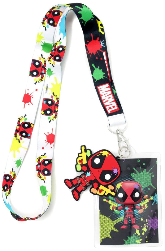 Funko Lanyard & Badgeholder Paintball Deadpool