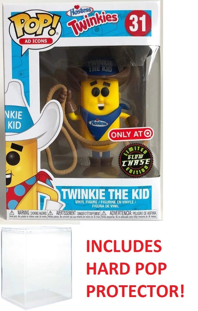 Funko POP! Ad Icons Hostess CHASE Twinkie the Kid #31 [Glows in the Dark] Exclusive [POP! Protector]