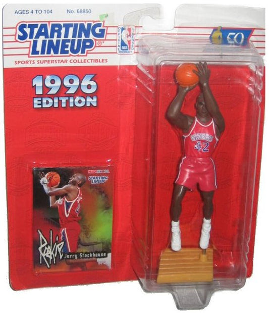 Jerry Stackhouse 1996 Edition Starting Lineup Action Figure with Rookie Card