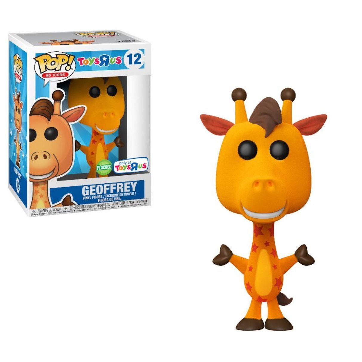 Funko POP! Ad Icons Flocked Geoffrey The Giraffe Toy R Us Exclusive