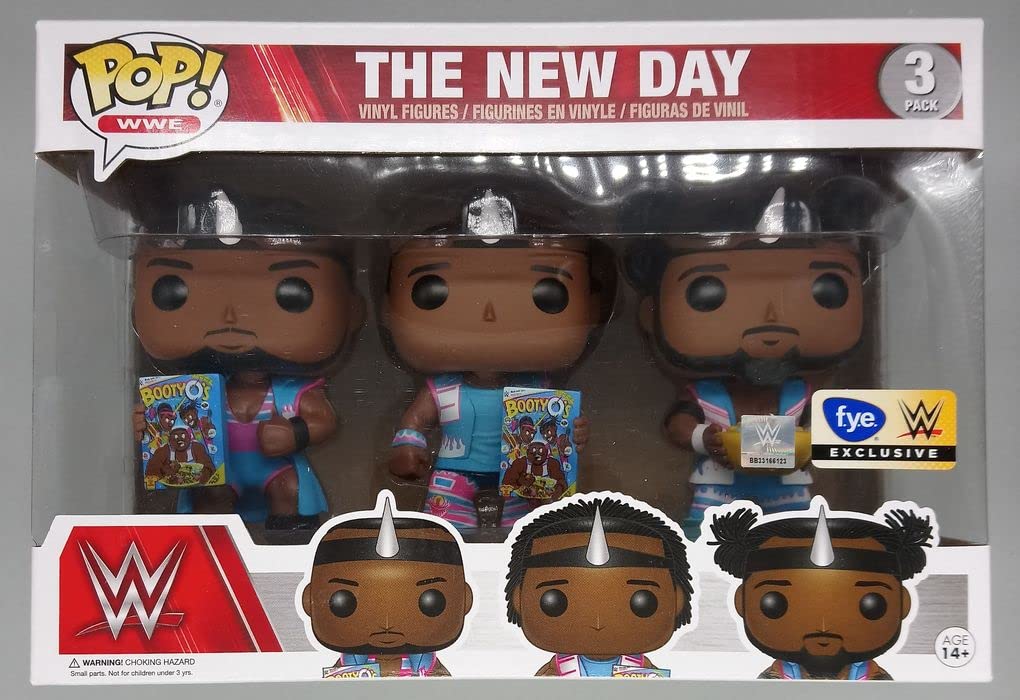 Funko POP! WWE: The New Day - Special Edition Booty O's 3 Pack - FYE Exclusive