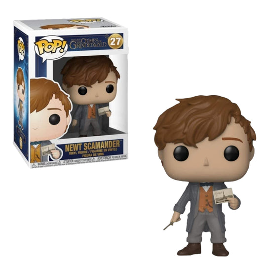 Funko POP! Fantastic Beasts The Crimes of Grindelwald Newt Scamander #27 [Postcard] Michael's Exclusive
