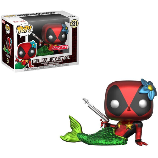 Funko POP! Marvel Mermaid Deadpool (Target Exclusive) [POP Protector]