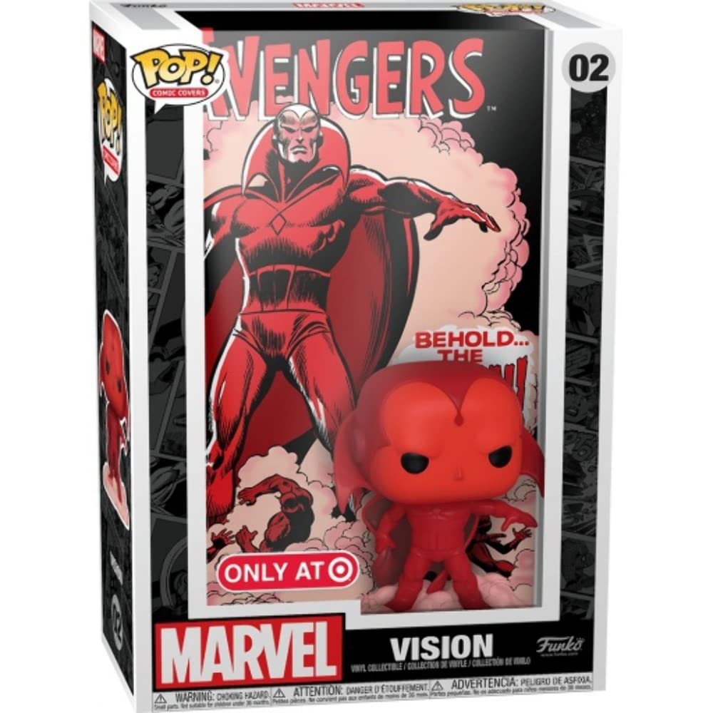 Funko POP! Comic Covers Marvel Avengers Vision #02 Exclusive