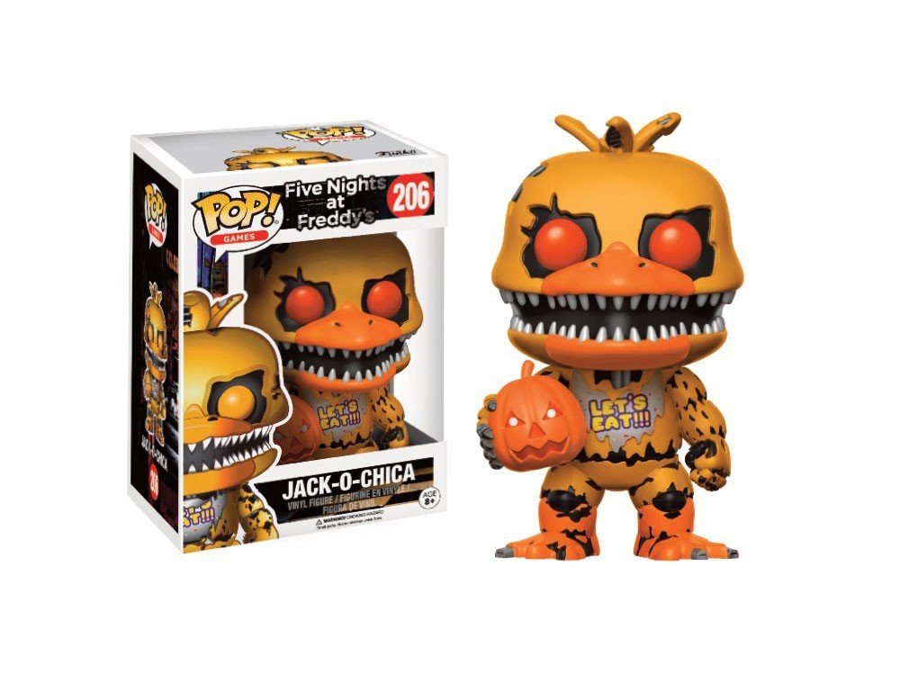 Funko POP! Games Five Nights at Freddy's Jack-O-Chica #206 GameStop Exclusive