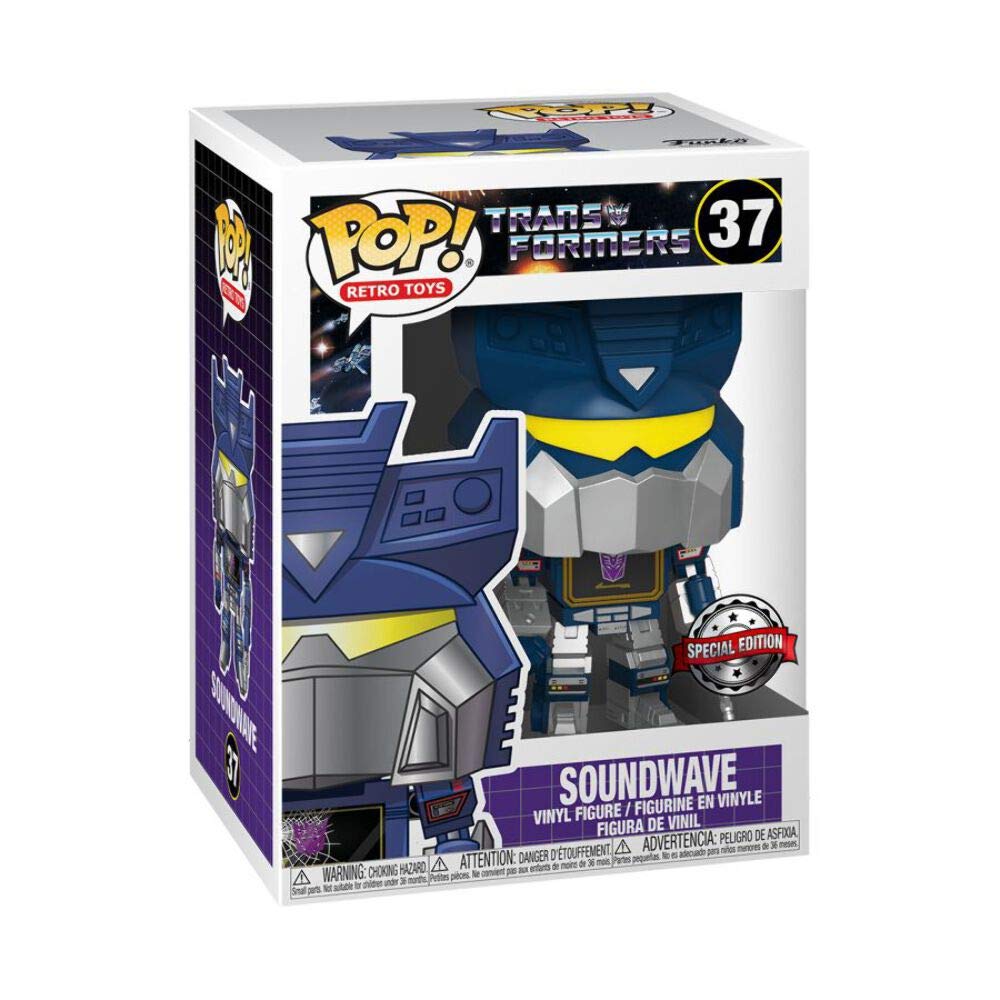 Funko POP! Transformers 37 Battle Damaged Soundwave Exclusive Figure