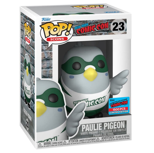Funko POP! Icons Paulie Pigeon [NYCC 2021] (White-Green) Limited Edition 1500 Pieces