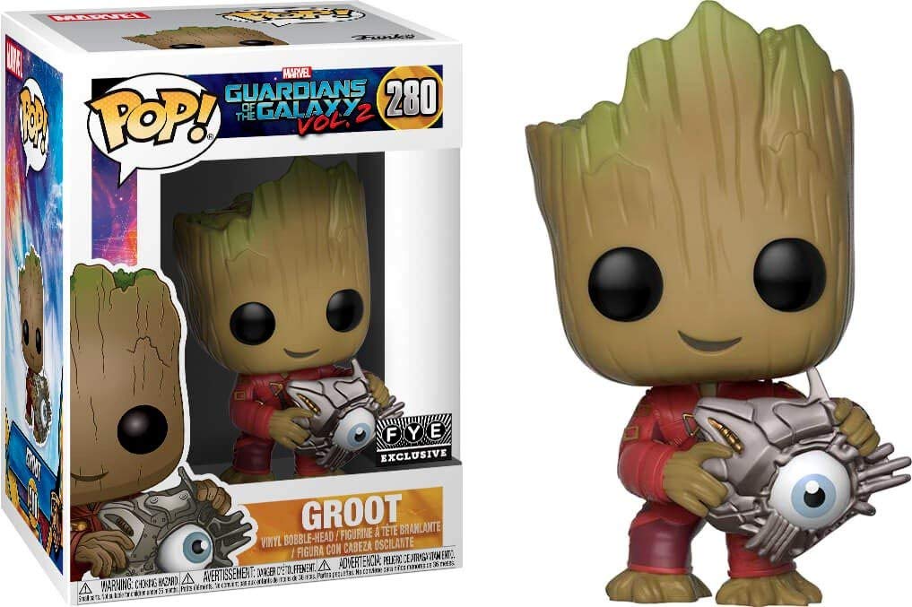 Funko POP! Marvel Guardians of the Galaxy Vol. 2 Groot #280 [Eye] Exclusive