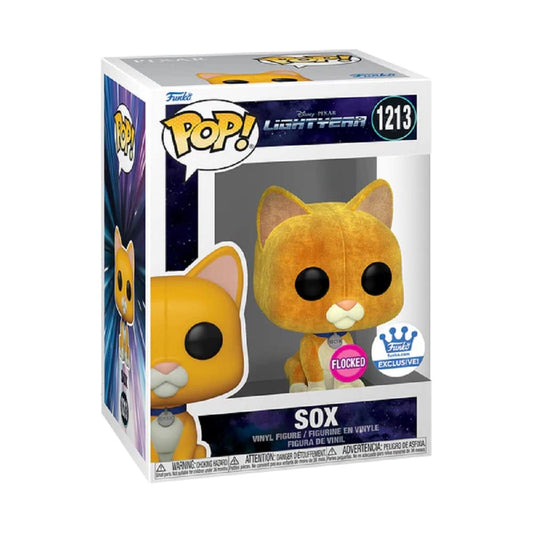 Funko POP! Disney Pixar Lightyear Sox #1213 [Flocked] Funko Shop Exclusive