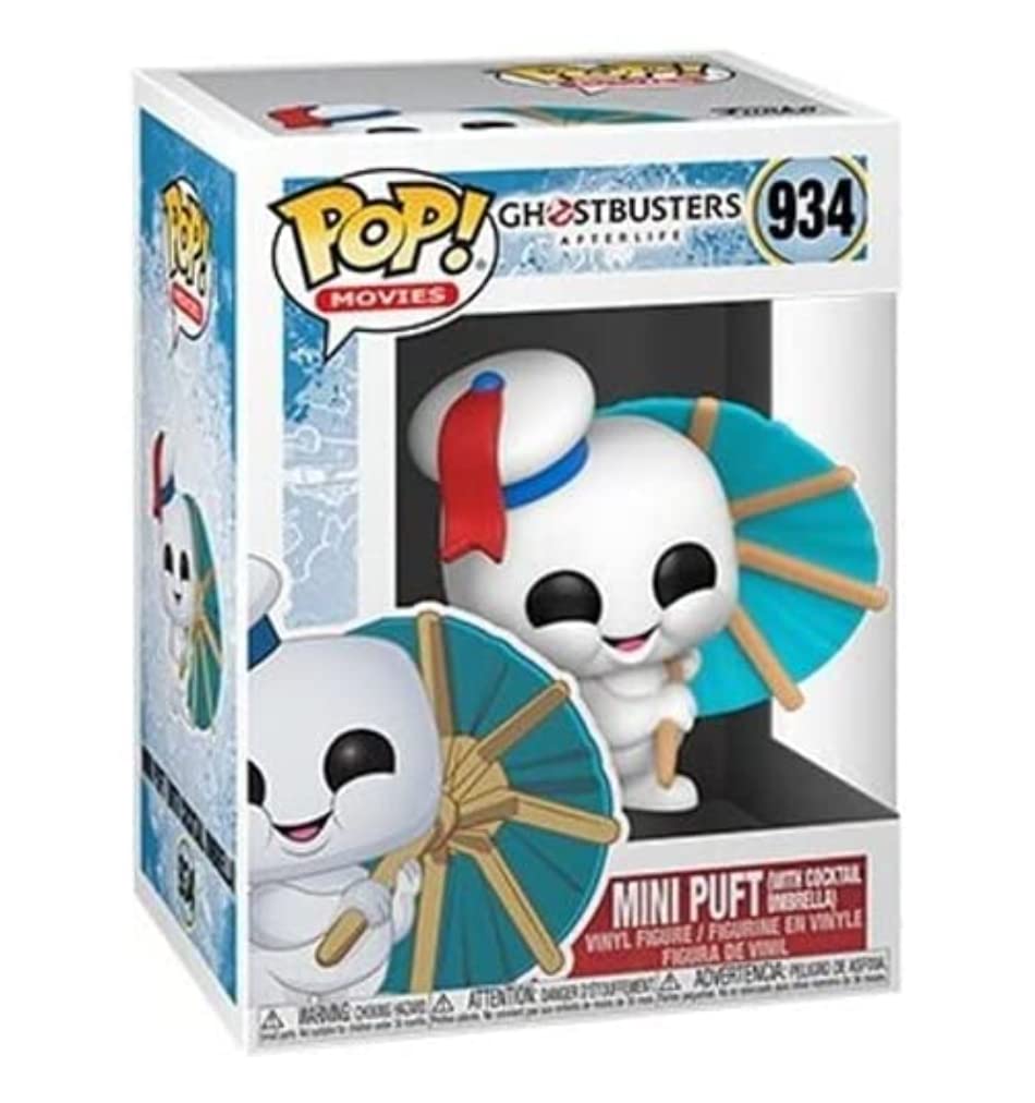 Funko POP! Movies: Ghostbusters Afterlife - Mini Puft with Cocktail Umbrella #934
