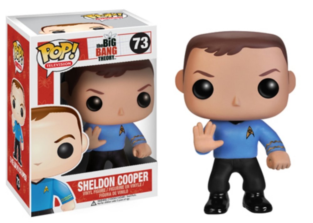 Funko POP! Television Big Bang Theory Sheldon Star Trek – eVend