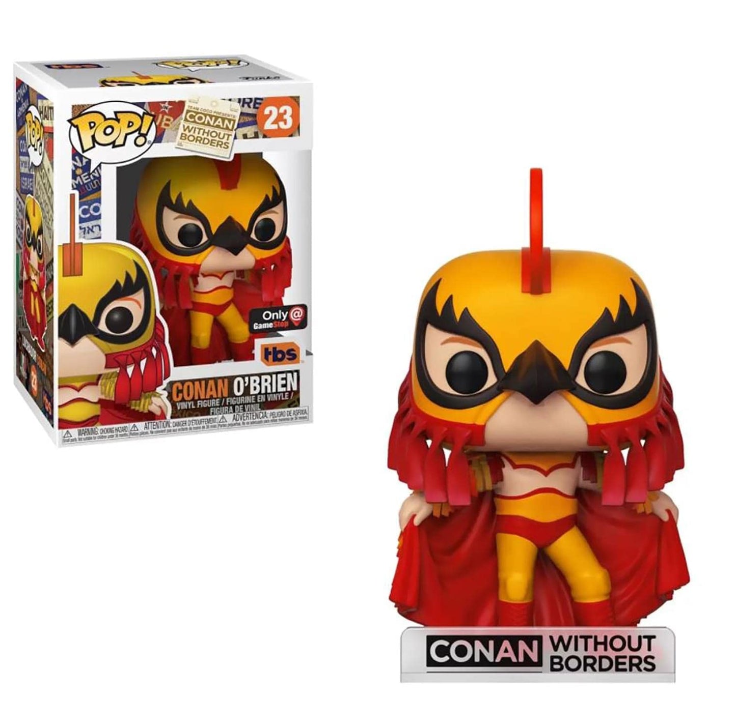 Funko POP! Conan Conan Without Borders - Conan O'Brien #23 [Luchador] Exclusive